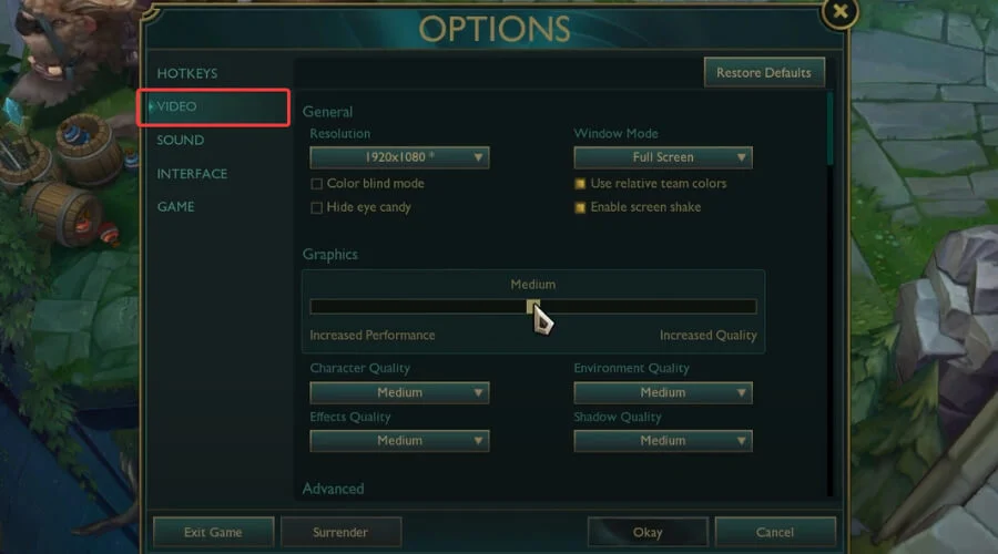 LoL: Como resolver problema de queda de FPS 3 LoL: Como resolver problema de queda de FPS imagem 2024 08 06 213540964.png