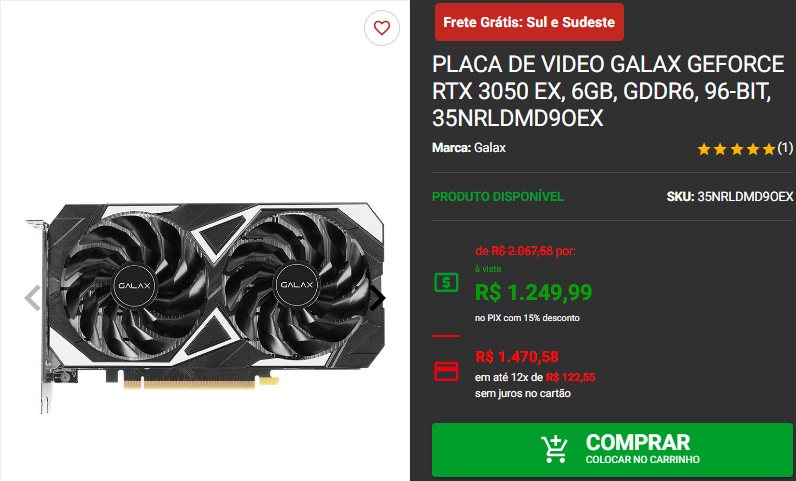 Placa de vídeo: 3 opções abaixo dos R$2 mil 2 Placa de vídeo: 3 opções abaixo dos R$2 mil Captura de tela 2024 09 03 172507.png