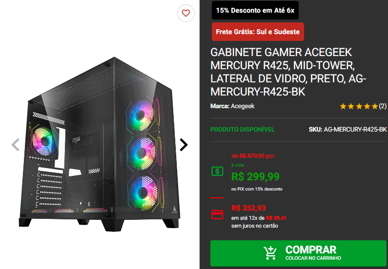 Montamos um PC Gamer Full RGB para rodar Tudo 9 Montamos um PC Gamer Full RGB para rodar Tudo Captura de tela 2024 09 05 165717.png
