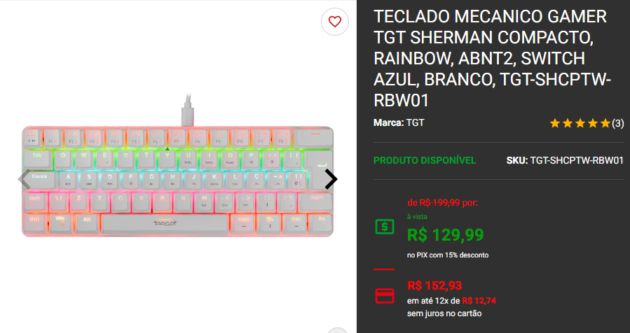 Teclado mecânico: 3 melhores teclados abaixo dos R$ 150 Captura de tela 2024 09 11 190859.png