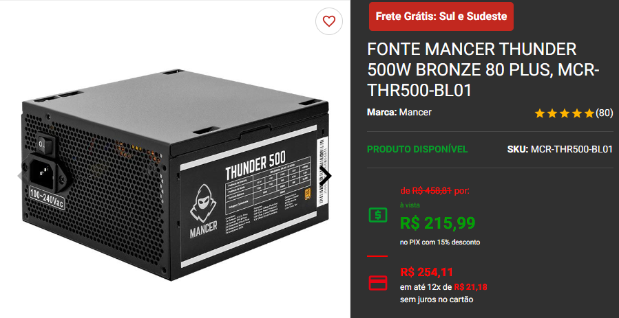 Promoção: 3 opções de fontes com certificado 80 Plus Bronze 3 Promoção: 3 opções de fontes com certificado 80 Plus Bronze Captura de tela 2024 09 12 200312.png