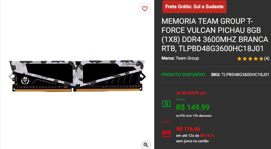 Independência Gamer: 3 memórias RAM abaixo dos R$ 170 Captura de tela 2024 09 13 084727.png
