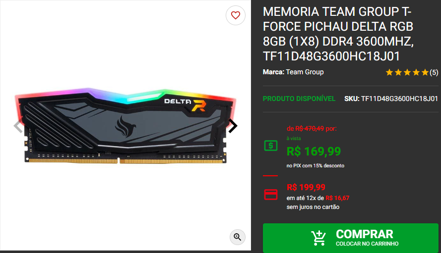 Independência Gamer: 3 memórias RAM abaixo dos R$ 170 Captura de tela 2024 09 13 085051.png