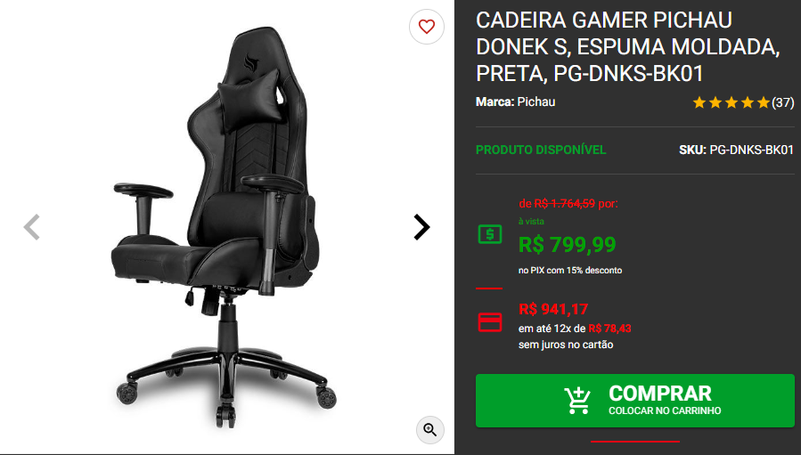 Cadeira gamer: 3 opções de espuma moldada em promoção 3 Cadeira gamer: 3 opções de espuma moldada em promoção Captura de tela 2024 09 16 182037.png
