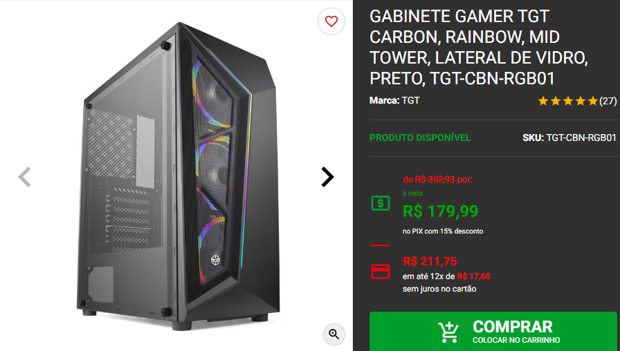Gabinete Mid-Tower: 3 opções abaixo dos R$ 300 Captura de tela 2024 09 18 174634.png