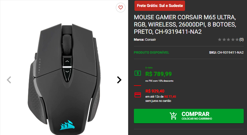 Mouse Gamer: 3 opções Wireless na Pichau 4 Mouse Gamer: 3 opções Wireless na Pichau Captura de tela 2024 09 20 171204.png