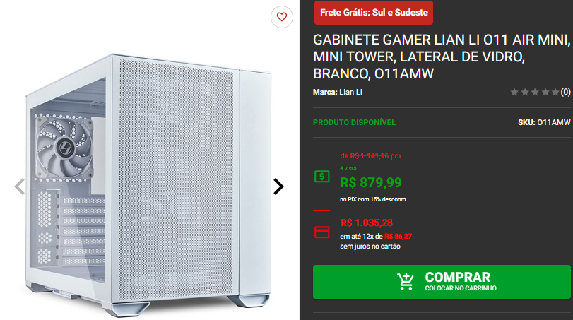 Gabinete Compacto: 3 opções de Mini-Tower na Pichau Captura de tela 2024 09 23 172904.png