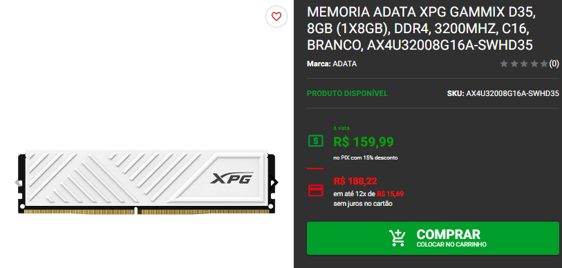 Memória RAM: 3 opções abaixo dos R$ 160 na Pichau 2 Memória RAM: 3 opções abaixo dos R$ 160 na Pichau Captura de tela 2024 09 23 175532.png