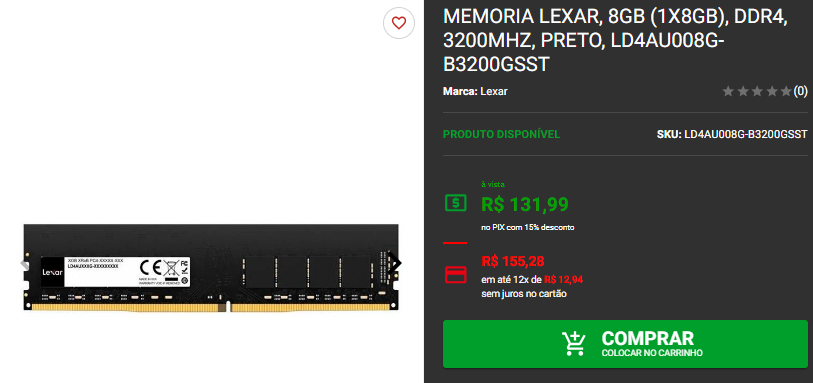 Memória RAM: 3 opções abaixo dos R$ 160 na Pichau 3 Memória RAM: 3 opções abaixo dos R$ 160 na Pichau Captura de tela 2024 09 23 180005.png