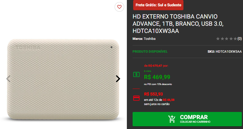 HD Externo: 3 opções em promoção no site da Pichau 2 HD Externo: 3 opções em promoção no site da Pichau Captura de tela 2024 09 24 121755.png