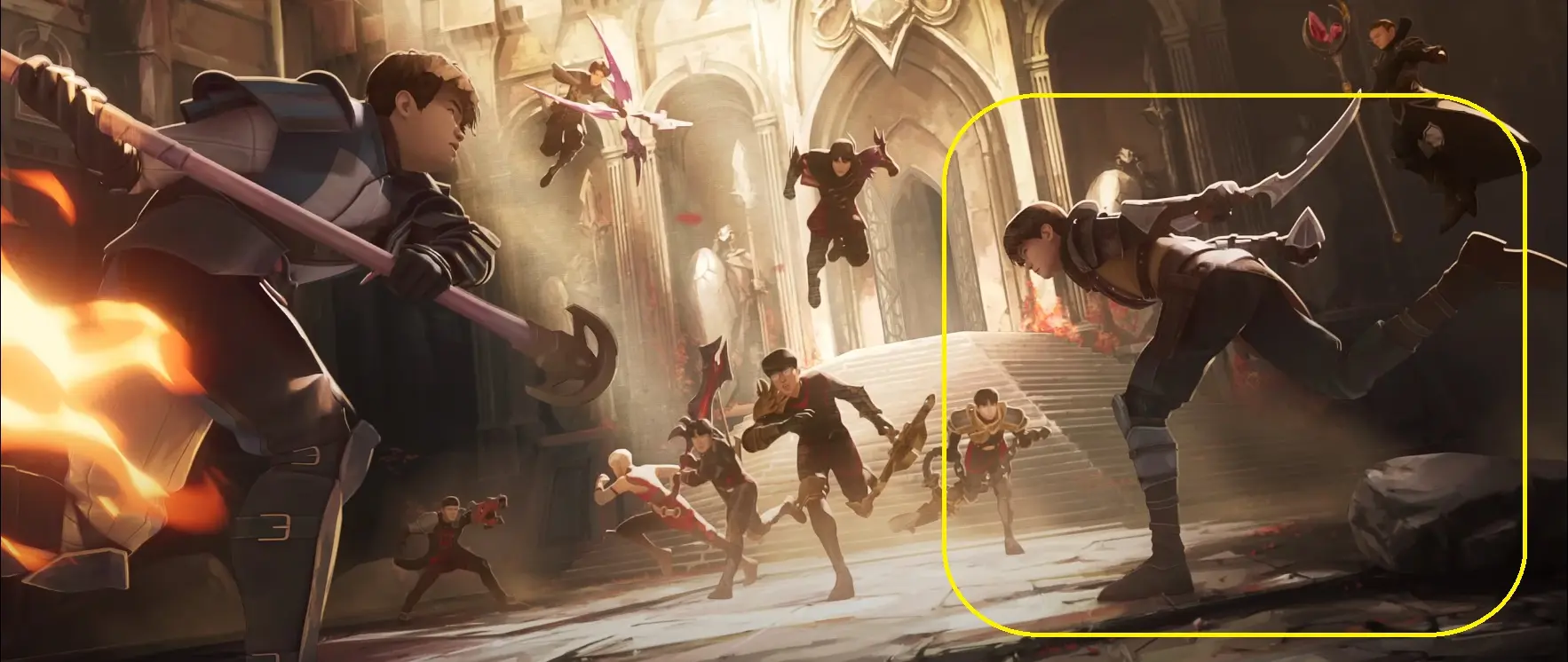 LoL Worlds 2024: Quem são os players que aparecem no fim do clipe de Heavy Is The Crown 7 imagem final clipe destacando GEN Chovy