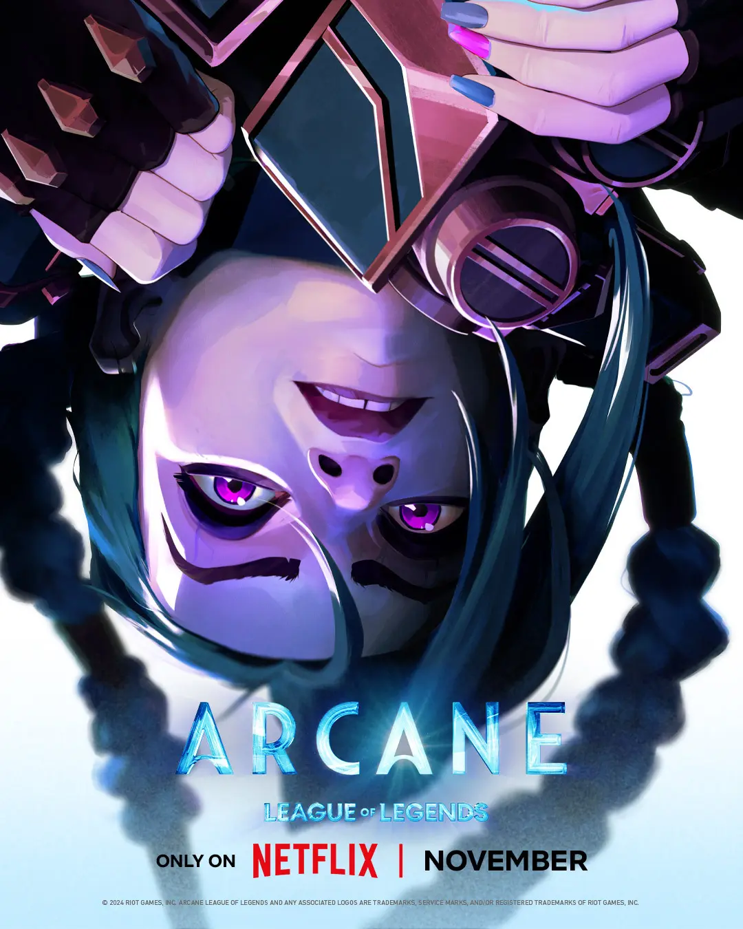 LoL: Trilha sonora de Arcane 2 é divulgada 2 LoL: Trilha sonora de Arcane 2 é divulgada Jinx Character Poster.jpg