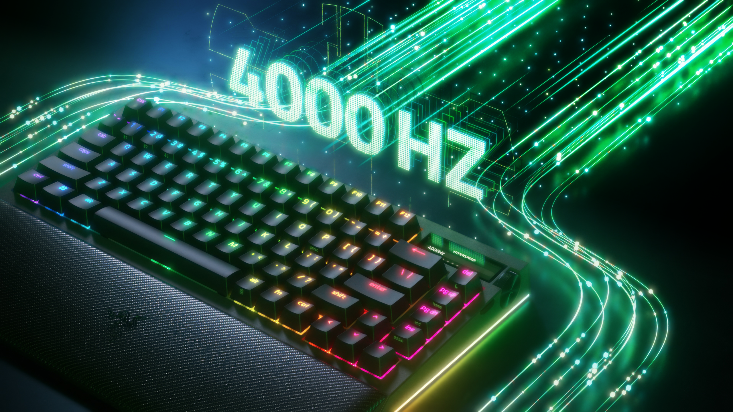 Razer apresenta nova era de teclados wireless com o lançamento do BlackWidow V4 Pro 75% 3 Razer apresenta nova era de teclados wireless com o lançamento do BlackWidow V4 Pro 75% KV True 4k Hz HyperSpeed Wireless 4K retouched b.png