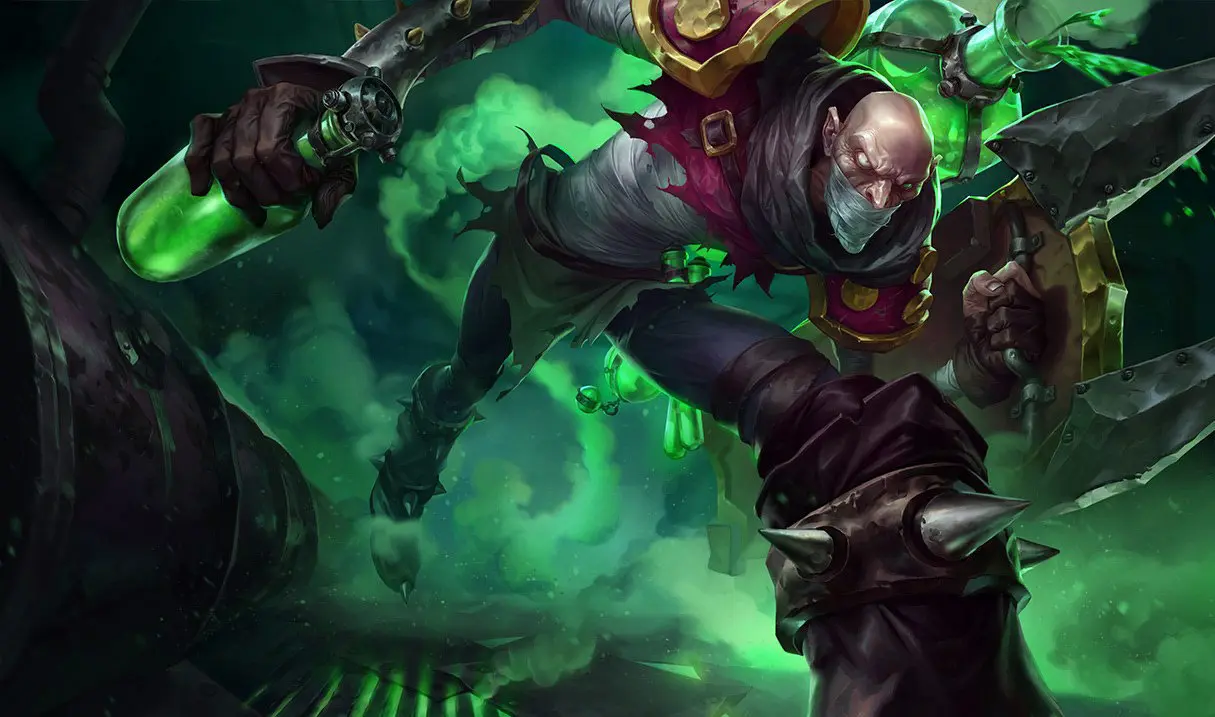 Wild Rift: Última atualização do ano chega em outubro 2 Splash arte do campeão Singed