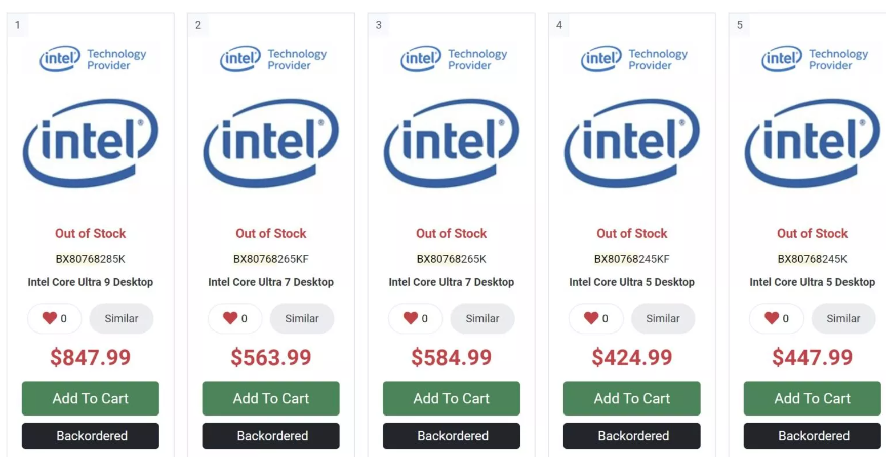 Preços dos novos Intel Core Ultra 200 vazam no Canadá e valores são próximos aos da 14ª geração 2 Intel