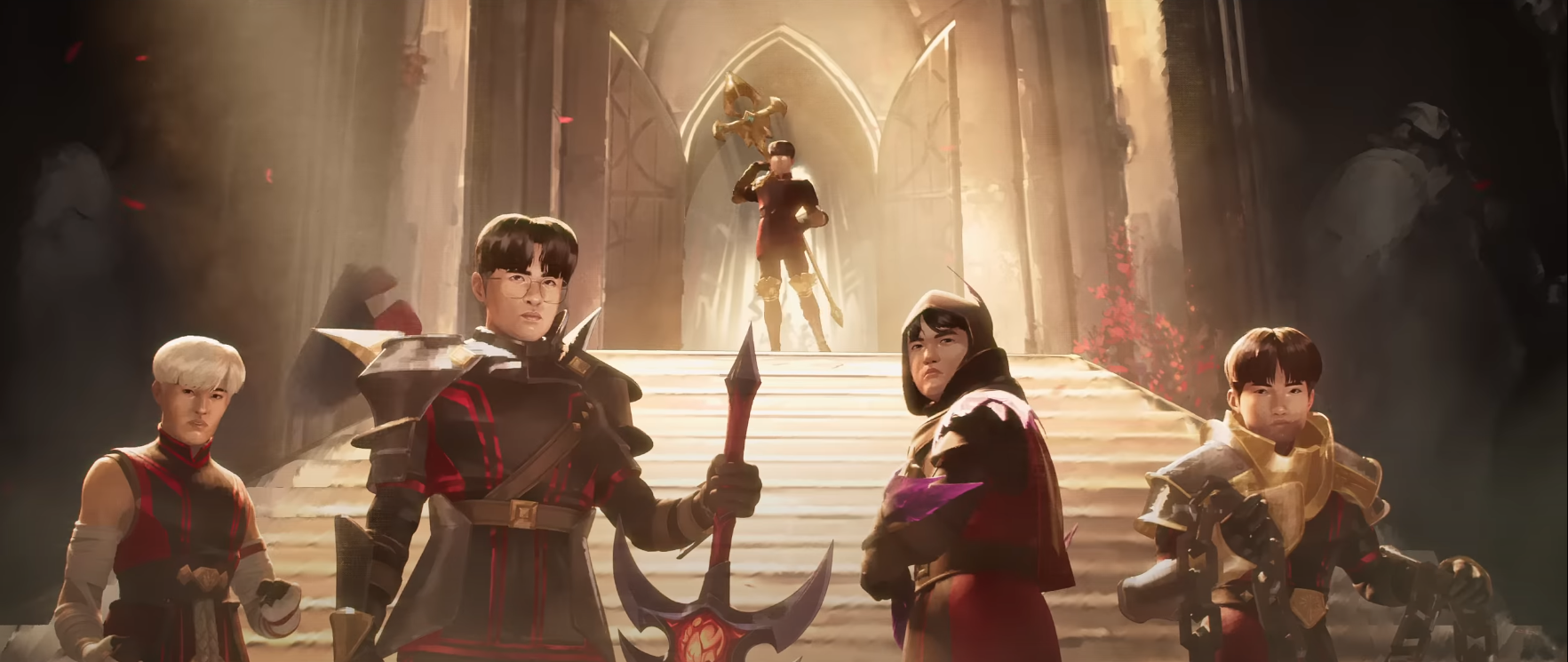 LoL Worlds 2024: Quem são os players que aparecem no fim do clipe de Heavy Is The Crown 2 time completo da T1 no clipe Heavy Is The Crown