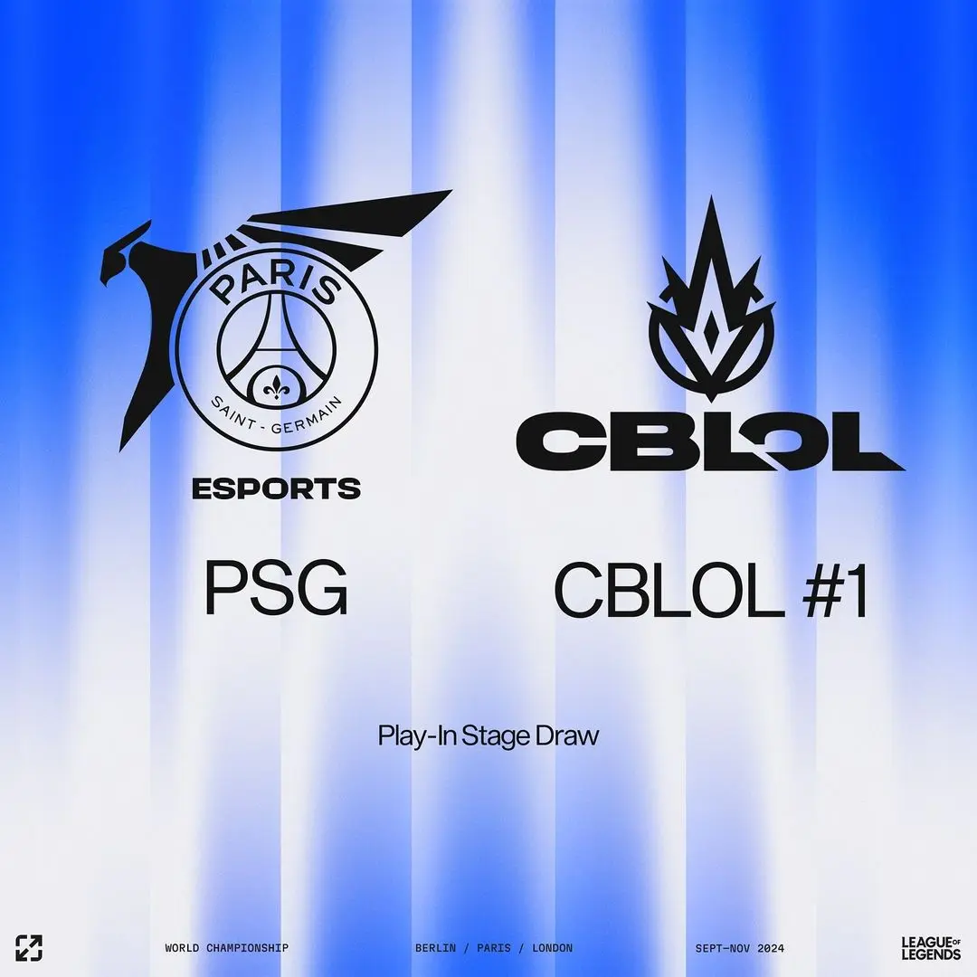 LoL: Primeiro confrontro do Brasil no Worlds 2024 foi anunciado worlds 2024 BR 1.jpg
