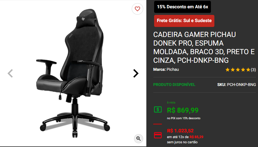 Cadeira gamer: Fizemos o review da Pichau Donek Pro 3 Cadeira gamer: Fizemos o review da Pichau Donek Pro Captura de tela 2024 10 02 181156.png