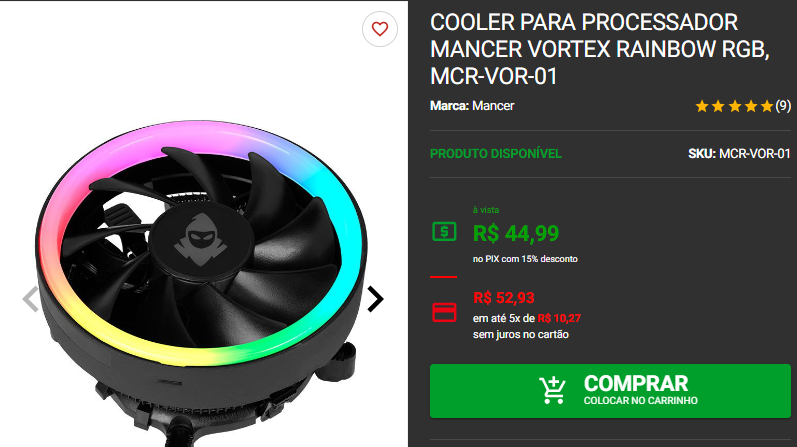 Cooler para processador: 3 air coolers com preços abaixo dos R$ 100 2 Cooler para processador: 3 air coolers com preços abaixo dos R$ 100 Captura de tela 2024 10 02 184046.png
