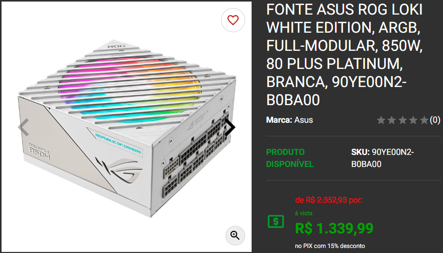 Montamos o PC Gamer branco dos sonhos 9 Montamos o PC Gamer branco dos sonhos Captura de tela 2024 10 07 131247.png