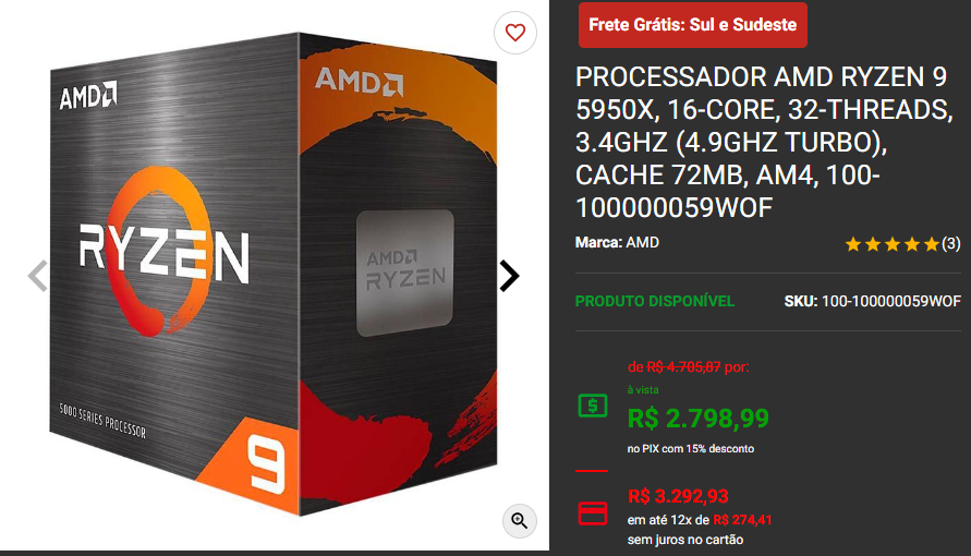 Processador Gamer: Confira 3 opções presentes no estande da Pichau na BGS 24 Captura de tela 2024 10 11 184003.png