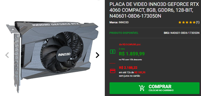 Placa de vídeo: 3 opções por menos de R$ 2.000 na Pichau 2 Placa de vídeo: 3 opções por menos de R$ 2.000 na Pichau Captura de tela 2024 10 17 125537.png