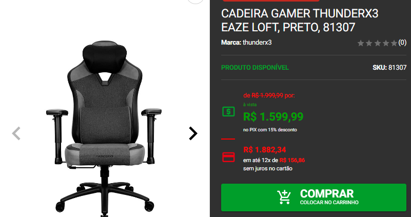 Cadeira gamer: 3 opções de alta qualidade disponíveis na Pichau 3 Cadeira gamer: 3 opções de alta qualidade disponíveis na Pichau Captura de tela 2024 10 17 181011.png