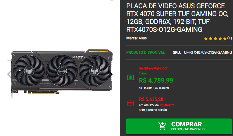RTX 4070: 3 opções de placa de vídeo em promoção Captura de tela 2024 10 18 131728.png