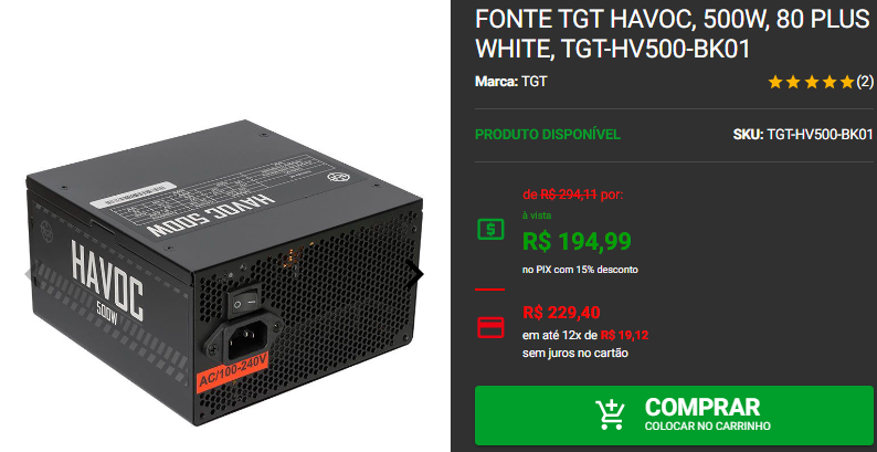 Esse é o melhor PC Gamer por até R$ 3.200 7 Esse é o melhor PC Gamer por até R$ 3.200 Captura de tela 2024 10 23 145937.png