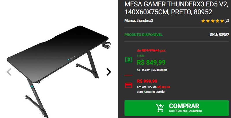 Mesa Gamer: 3 opções em promoção no site da Pichau 2 Mesa Gamer: 3 opções em promoção no site da Pichau Captura de tela 2024 10 24 134215.png