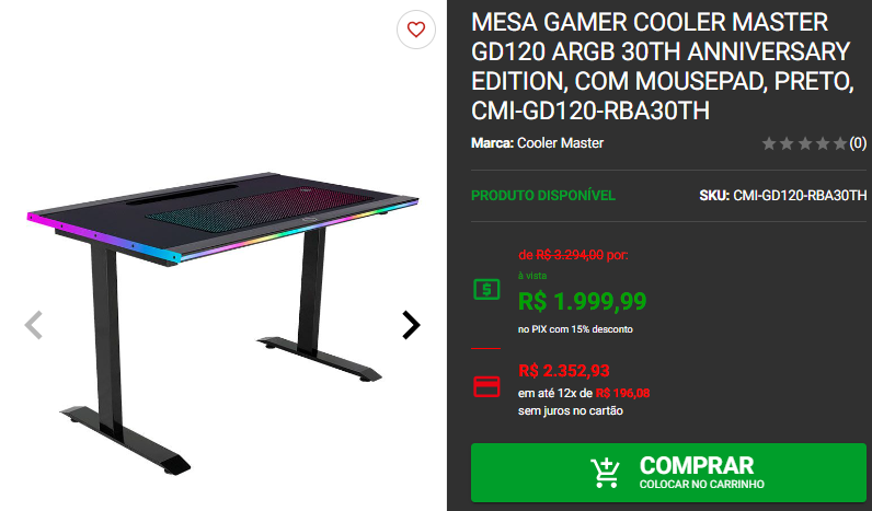 Mesa Gamer: 3 opções em promoção no site da Pichau 4 Mesa Gamer: 3 opções em promoção no site da Pichau Captura de tela 2024 10 24 135808.png