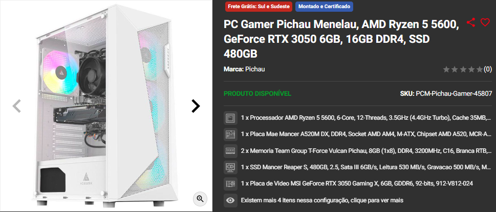 VALORANT: 3 opções de PC Completo para jogar com mais de 200 FPS 4 VALORANT: 3 opções de PC Completo para jogar com mais de 200 FPS Captura de tela 2024 10 24 174127.png