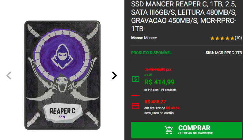 SSD: 3 opções SATA III em promoção no site da Pichau 4 SSD: 3 opções SATA III em promoção no site da Pichau Captura de tela 2024 10 28 173041.png