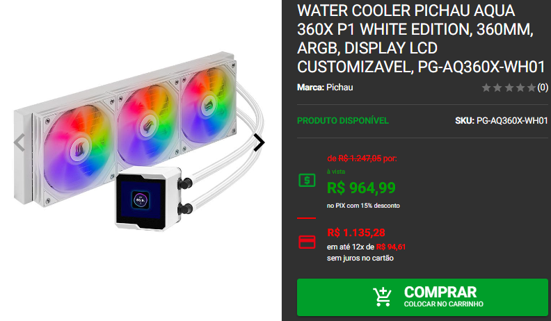 Lançamento: Novo Water Cooler Pichau Aqua 360X P1 Captura de tela 2024 10 30 151034.png
