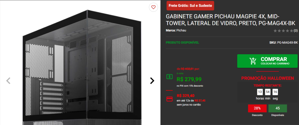Montamos um PC Gamer com o Magpie 4X Captura de tela 2024 10 31 180349