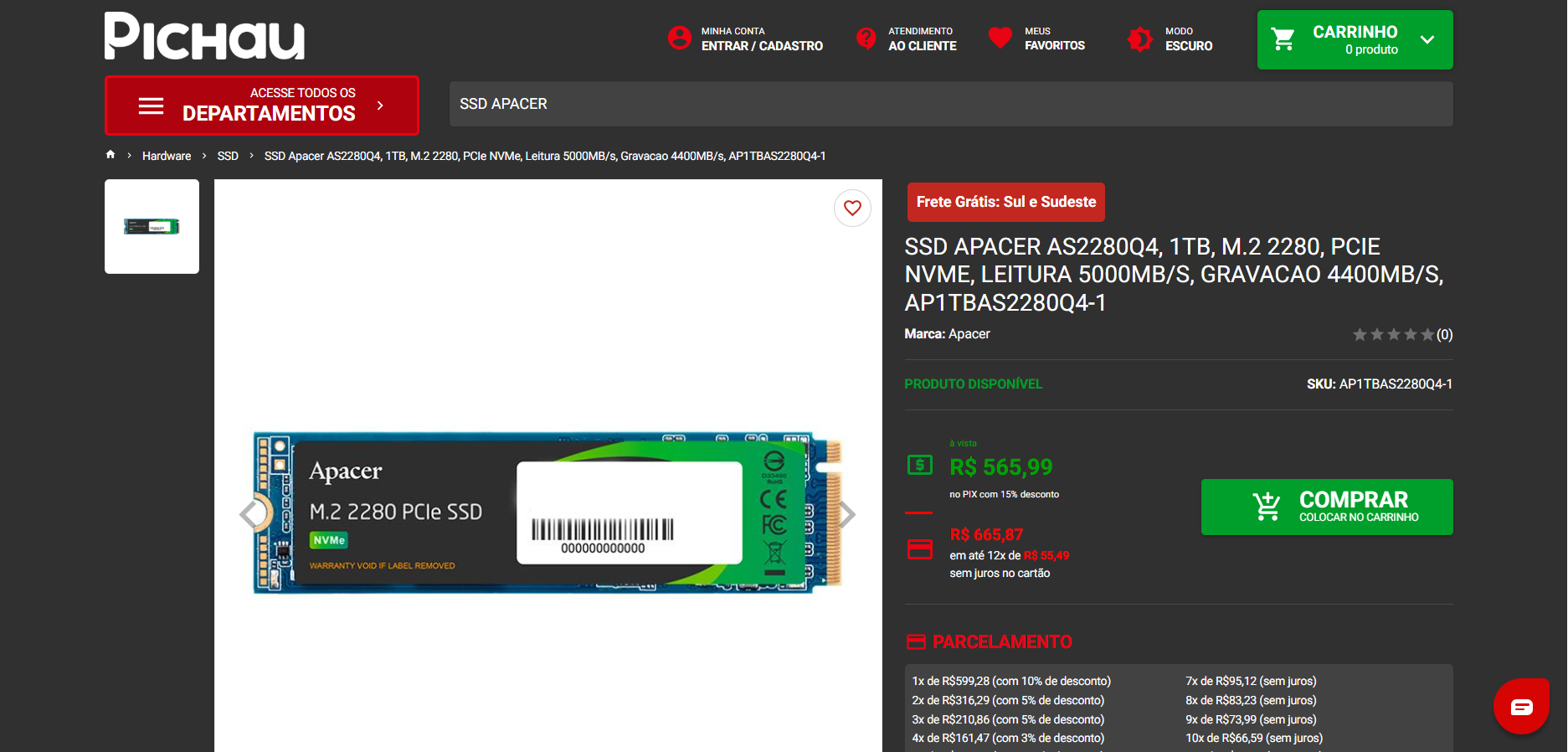 Os melhores SSD para PC Gamer: 3 opções em promoção na Pichau 3 ssd