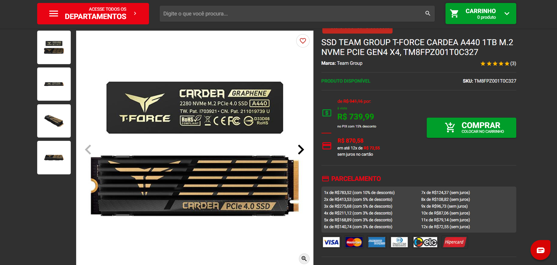 Os melhores SSD para PC Gamer: 3 opções em promoção na Pichau 4 ssd