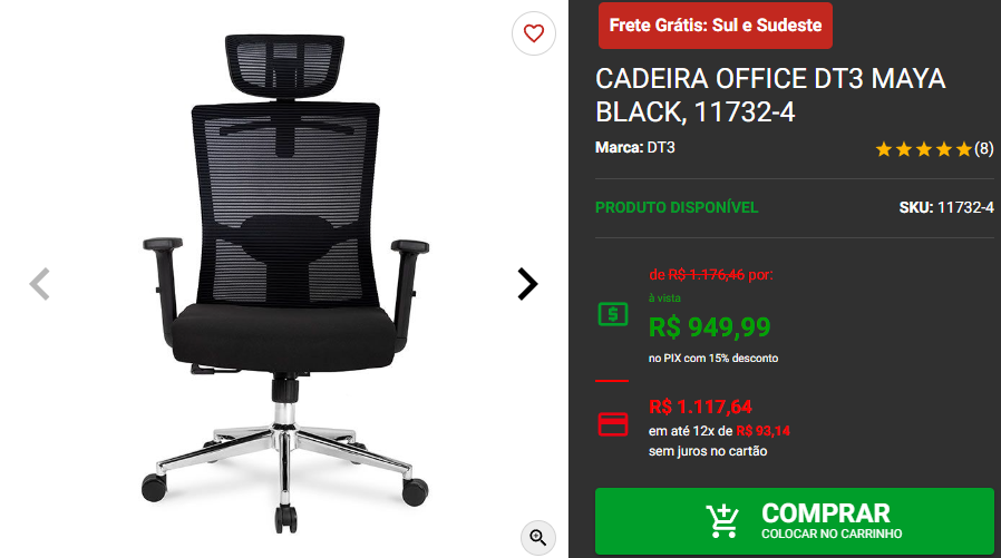 Cadeira Office: 3 opções para aproveitar as promoções da Pichau 4 Cadeira Office: 3 opções para aproveitar as promoções da Pichau Capture2024 10 08 175139.png