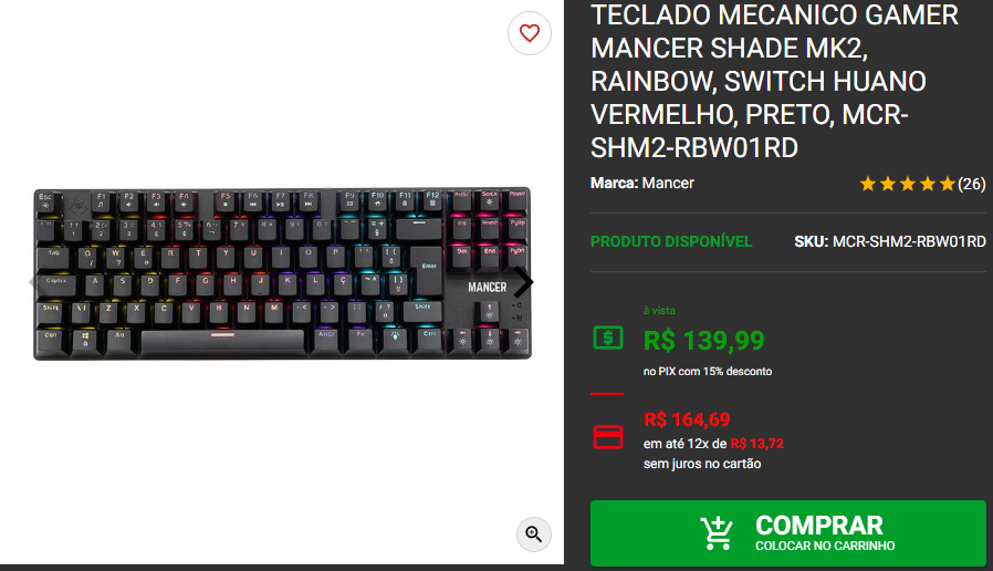 Teclado Mecânico: 3 opções de switch vermelho por menos de R$ 200 Capture2024 10 08 183755.png