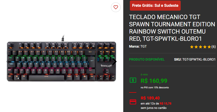 Teclado Mecânico: 3 opções de switch vermelho por menos de R$ 200 Capture2024 10 08 190234.png