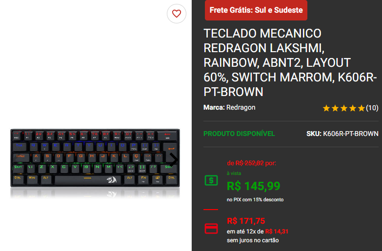Teclado mecânico: 3 opções de switch brown por menos de R$ 300 2 Teclado mecânico: 3 opções de switch brown por menos de R$ 300 Capture2024 10 10 175035.png