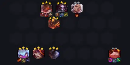 TFT: Confira a composição endiabrado mais forte 3 imagem da composição endiabrado com foco em tristana e teemo