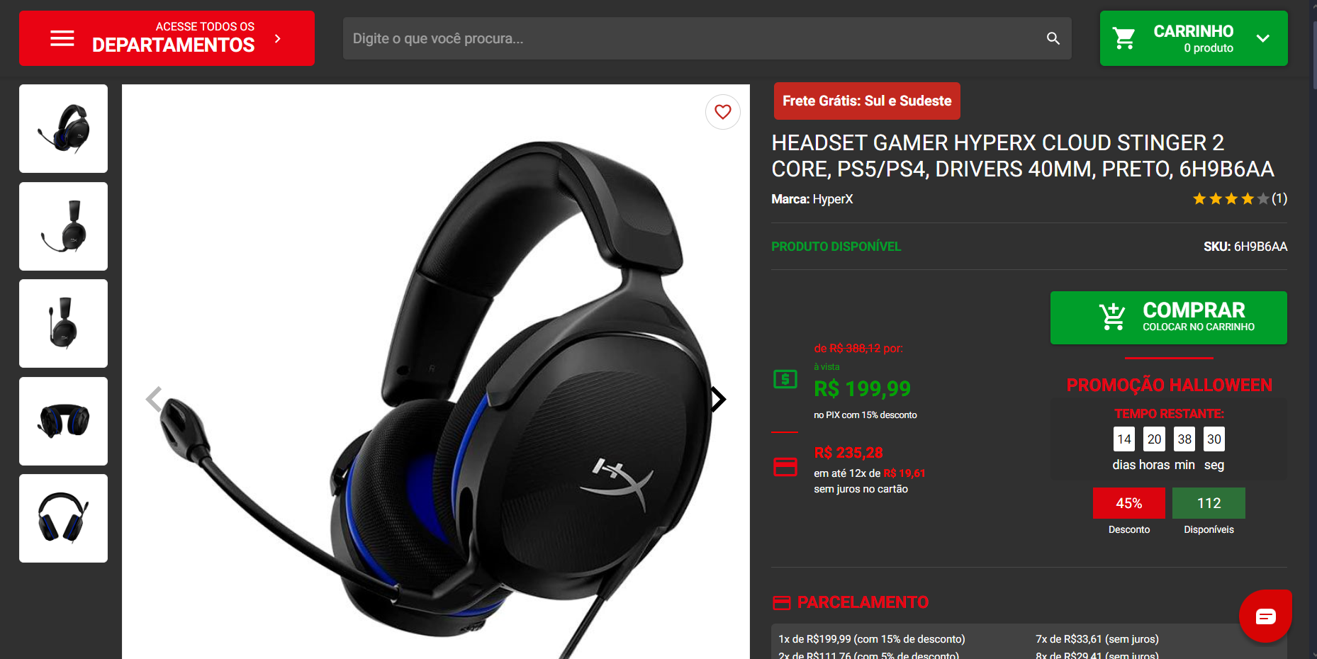 HyperX Cloud Stinger 2 Core: Headset ideal para PS5 e PS4 está em promoção na Pichau 2 HyperX