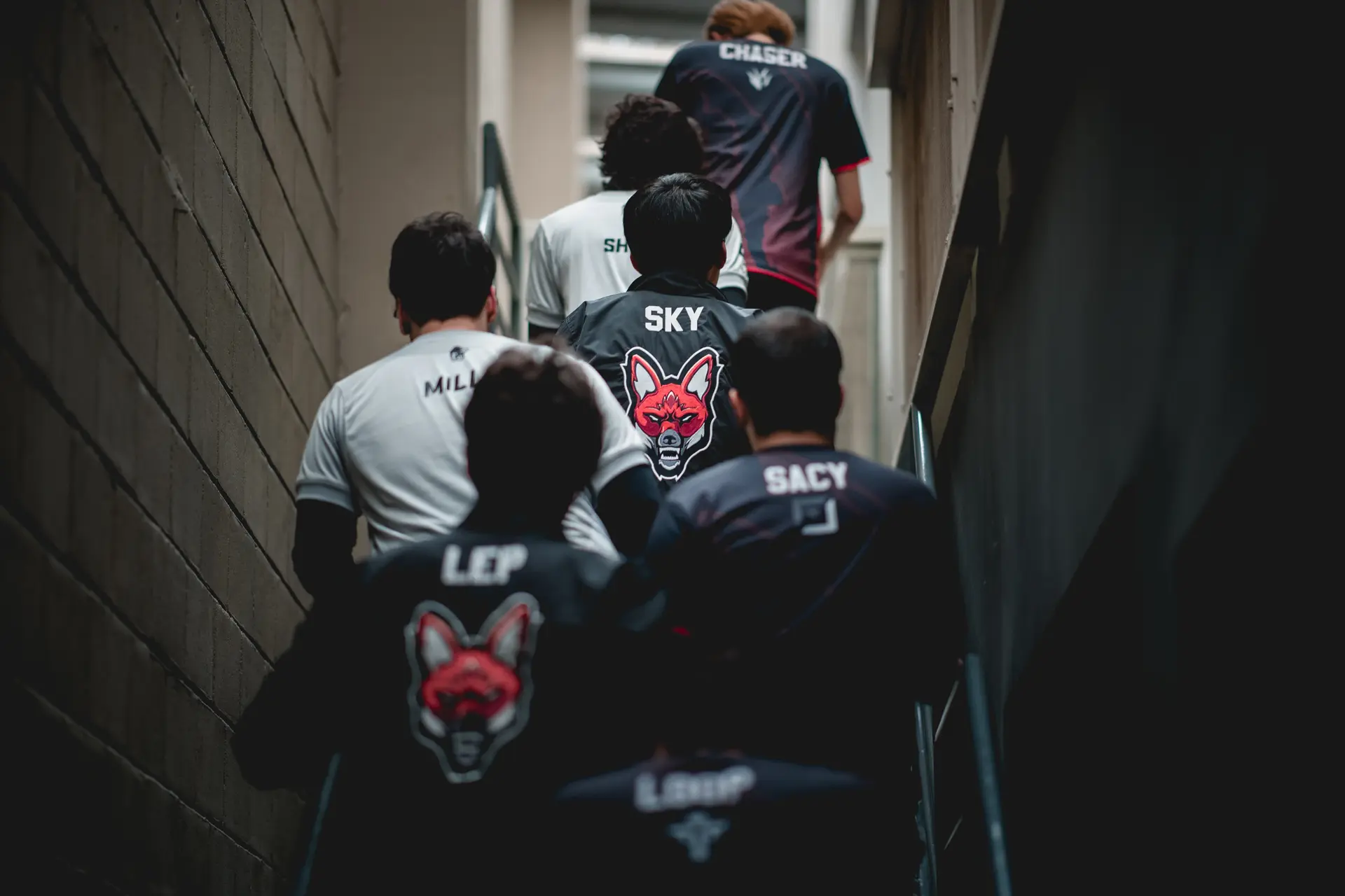 BGS 24: Problemas com jogadores estrangeiros trazem lembranças amargas ao dono da RED 2 jogadores subindo as escadas no CBLOL 2018
