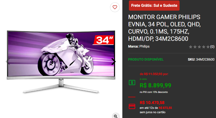 Monitor gamer: 3 monitores profissionais em promoção na Pichau 4 Monitor gamer: 3 monitores profissionais em promoção na Pichau Captura de tela 2024 11 05 170608.png