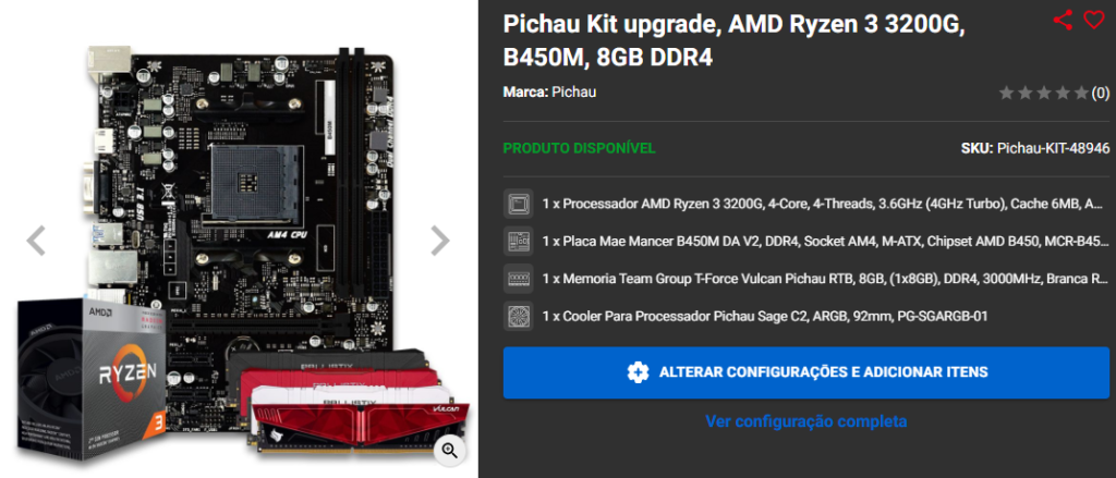 Black Friday 24: 3 Kits Upgrade com vídeo integrado Captura de tela 2024 11 06 145658