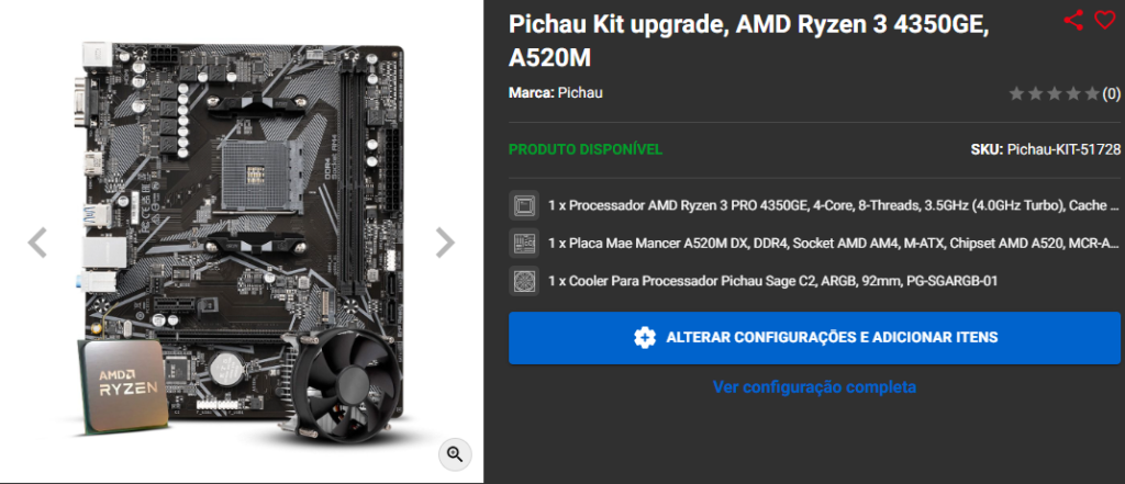 Black Friday 24: 3 Kits Upgrade com vídeo integrado Captura de tela 2024 11 06 145903