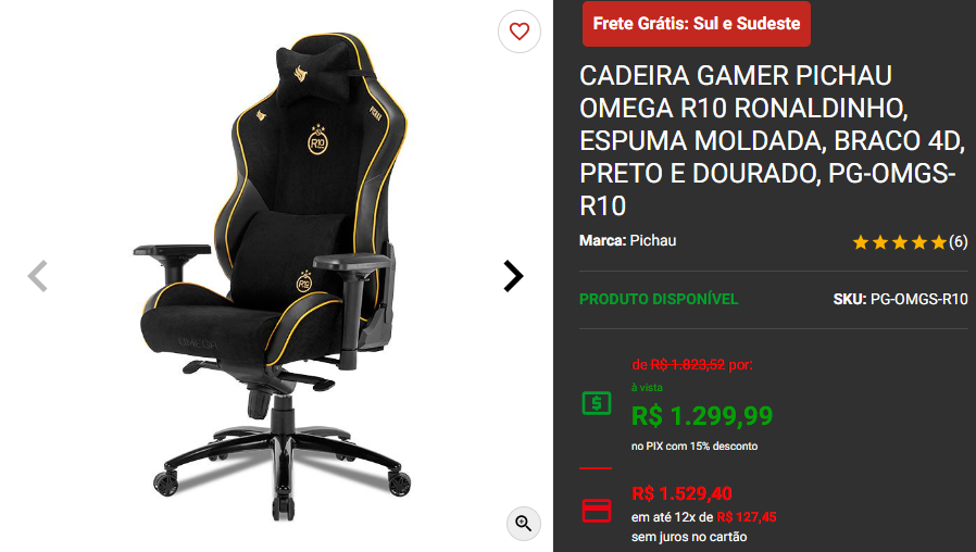 Novem Black: 3 opções de cadeiras premium em promoção 2 Novem Black: 3 opções de cadeiras premium em promoção Captura de tela 2024 11 06 170818