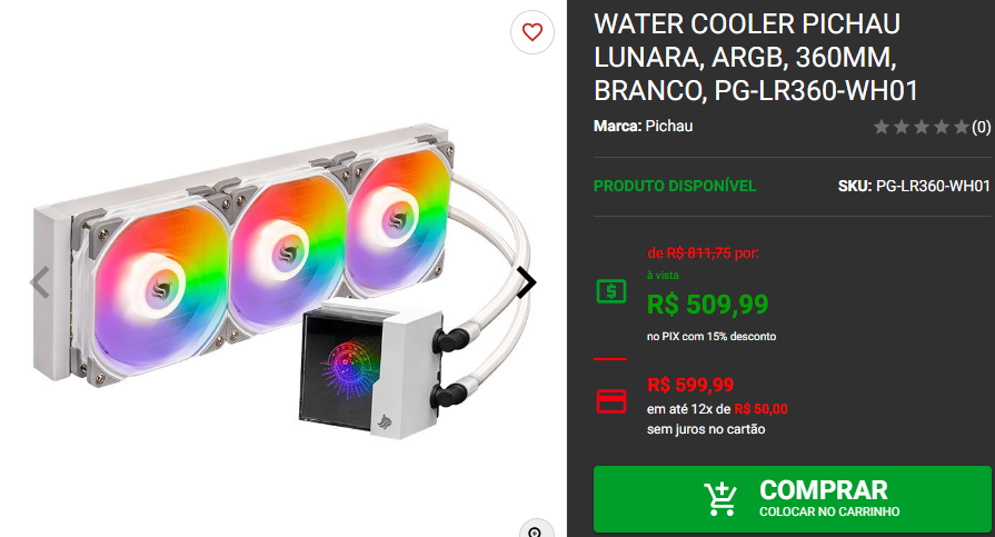 Pichau Lunara: Confira o review do novo Water Cooler da Pichau Captura de tela 2024 11 11 180135.png