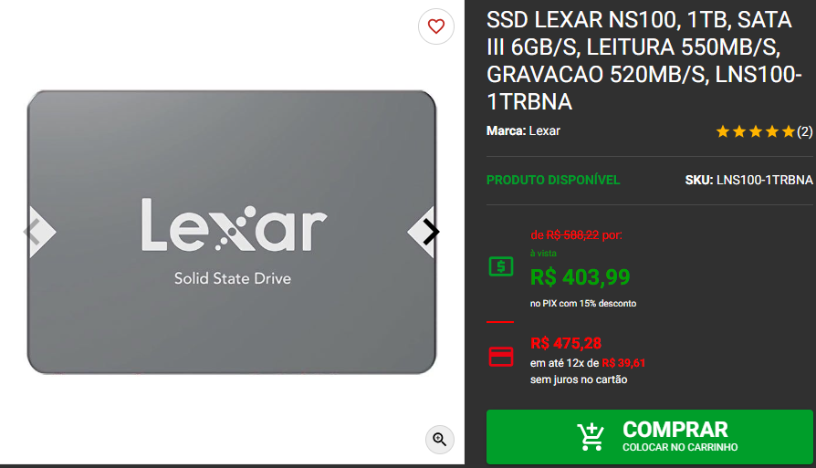 Montamos um PC Gamer branco com Promoção Economizando 1.500 Reais Captura de tela 2024 11 12 183947.png